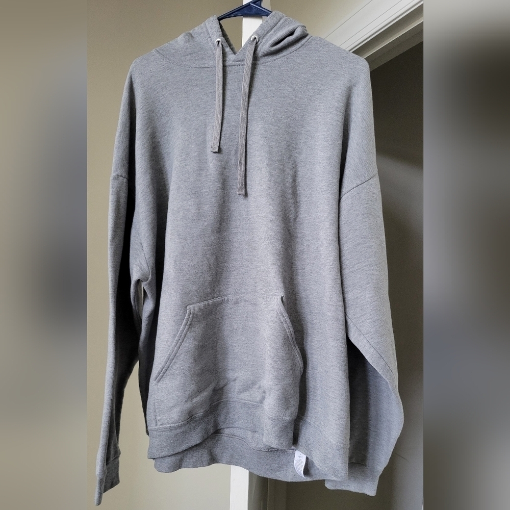 Athletic Works Men's Fleece Pullover Hoodie Sweatshirt Grey Size-50/52